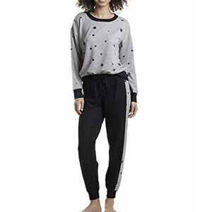 Splendid Women's 2 Piece Pajama Set Grey‎ Heather Starr NEW Size Medium